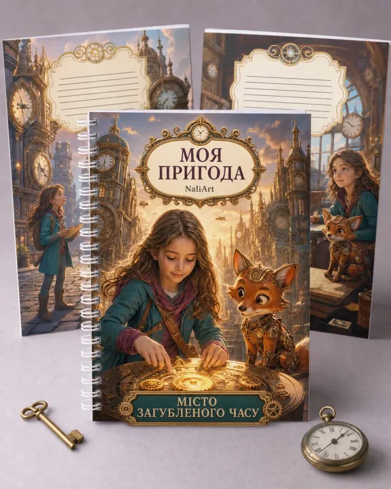 Кольорова книга-пригода «Місто загубленого часу»